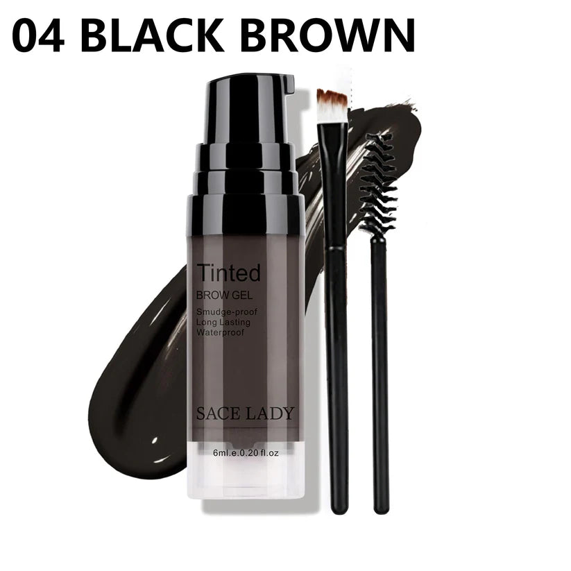 3D Eyebrow Gel Long Lasting 24 Hours Waterproof Smudge-proof Brow Cream Makeup Kit