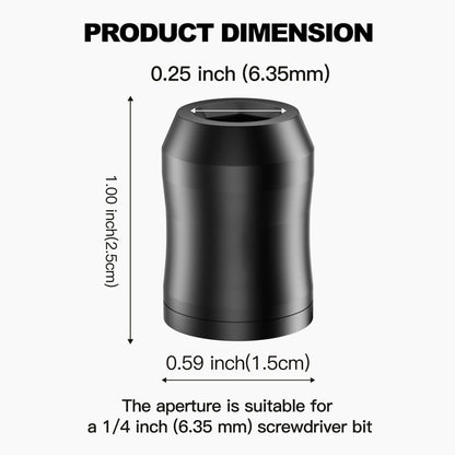 Strong Magnetic Screw Ring: 1/4 Inch/ 6.35 mm Universal Magnetic Screw Holder
