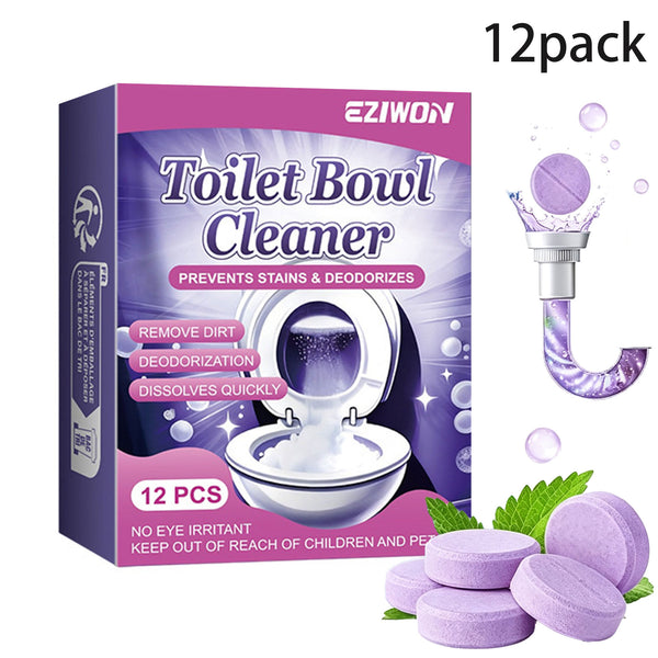 12 Pack Sink Cleaner Tablet Garbage Disposal Cleaner and Deodorizer Tablets