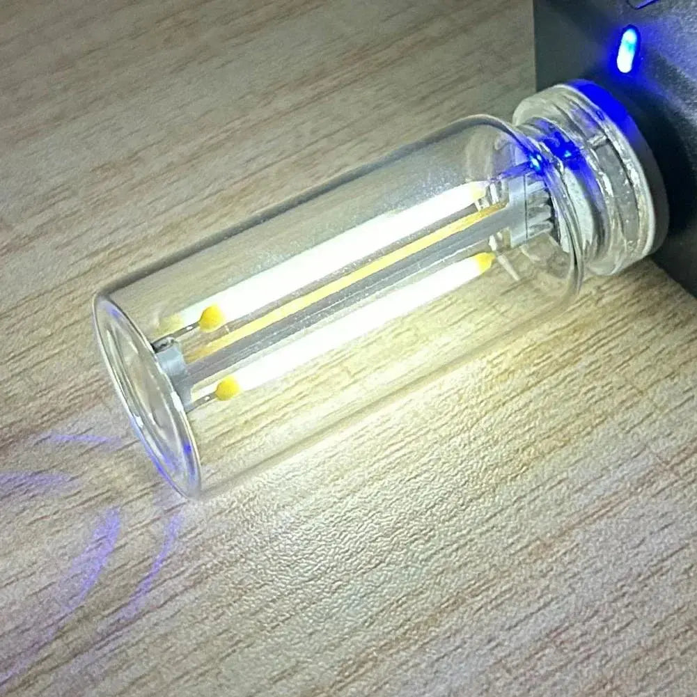 2PCS Car USB Night Light Touch Dimmable LED Filament Lamp