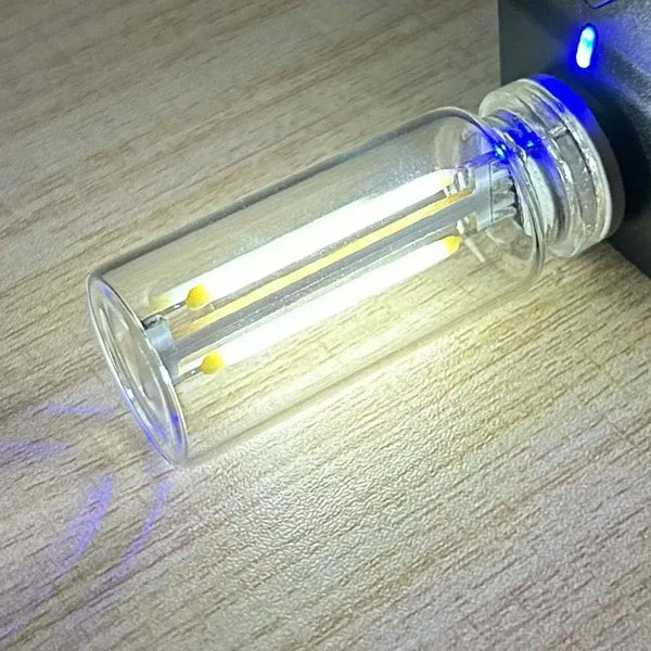 2PCS Car USB Night Light Touch Dimmable LED Filament Lamp