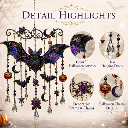 Halloween Suncatcher Wind Chime