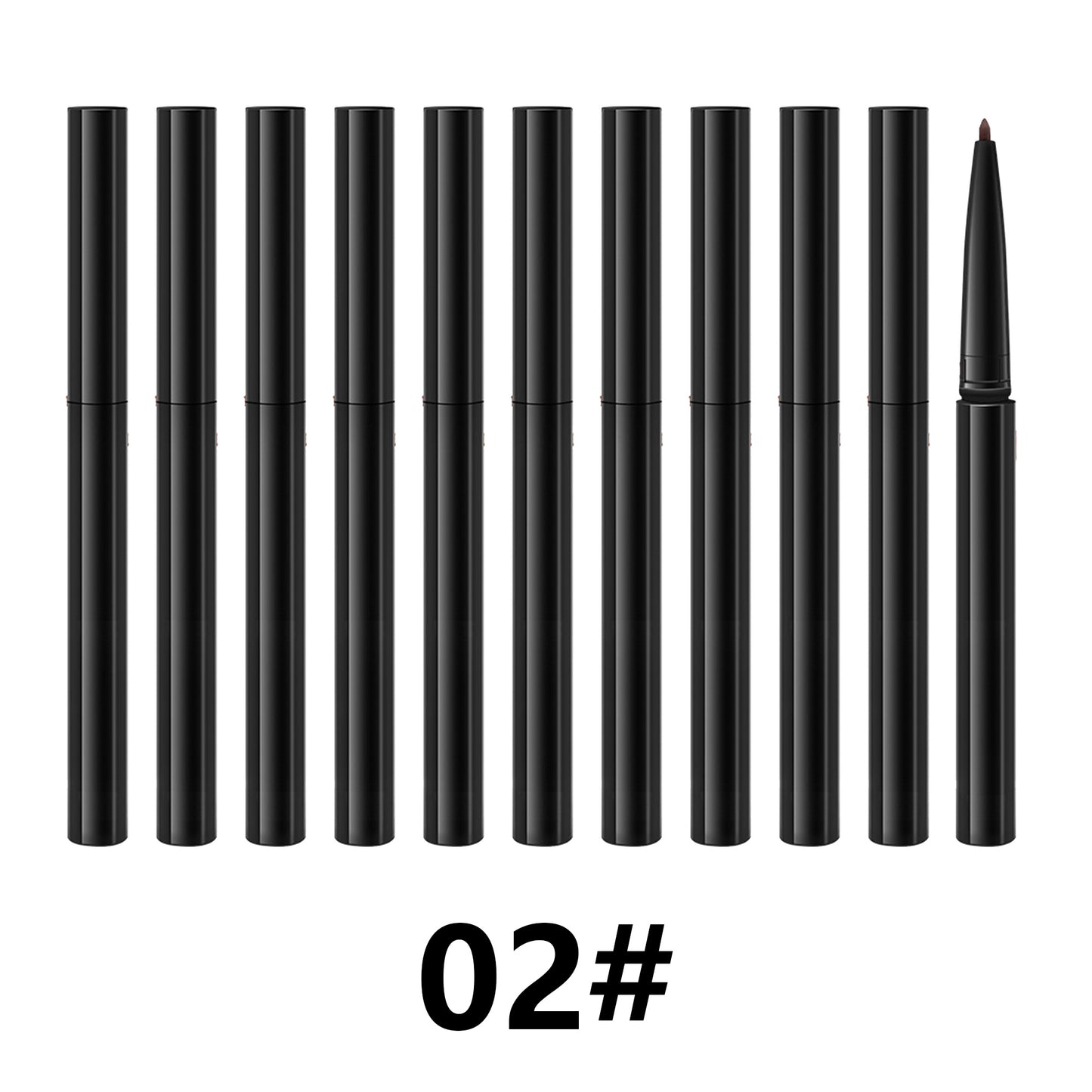 12Pcs Waterproof Eyeliner Pencil Hypoallergenic & Vegan Smudge-Proof Gel Formula
