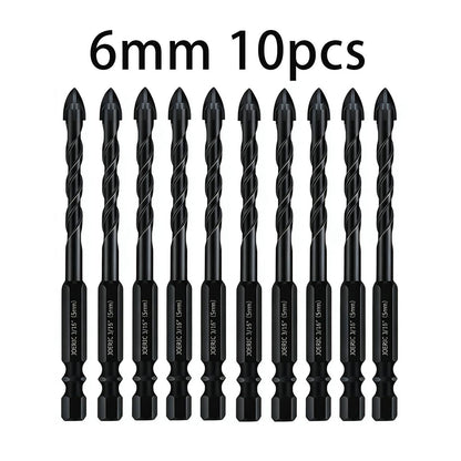 5mm Concrete Drill Bit Set, 10PC 3/16 inch Masonry Drill Bit Set