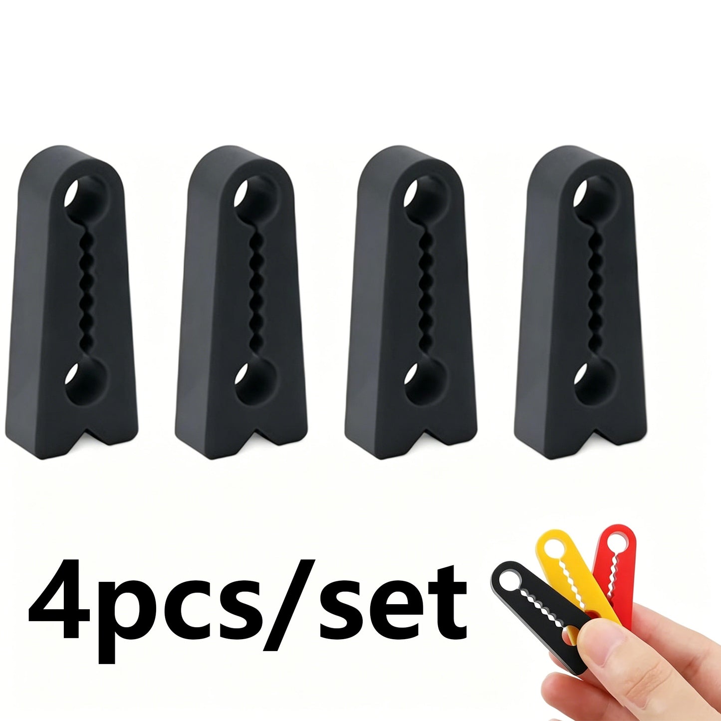 4PCS Car Door Shock Absorber Cover Pads