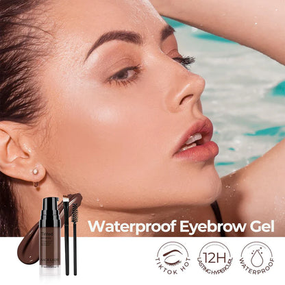 3D Eyebrow Gel Long Lasting 24 Hours Waterproof Smudge-proof Brow Cream Makeup Kit