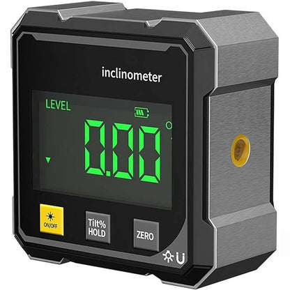 Digital Laser Angle Finder Protractor Tool, 4×90° High Accuracy Measuring Tool