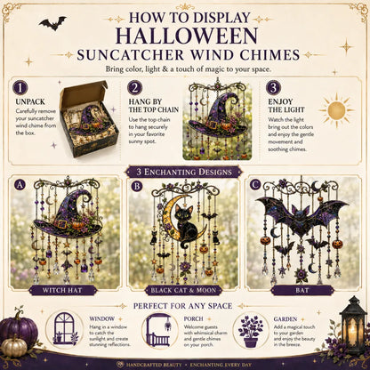 Halloween Suncatcher Wind Chime