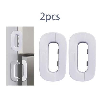 2PCS Home Refrigerator Fridge Freezer Door Lock -Baby Safety Child Lock