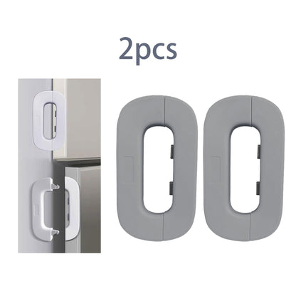 2PCS Home Refrigerator Fridge Freezer Door Lock -Baby Safety Child Lock