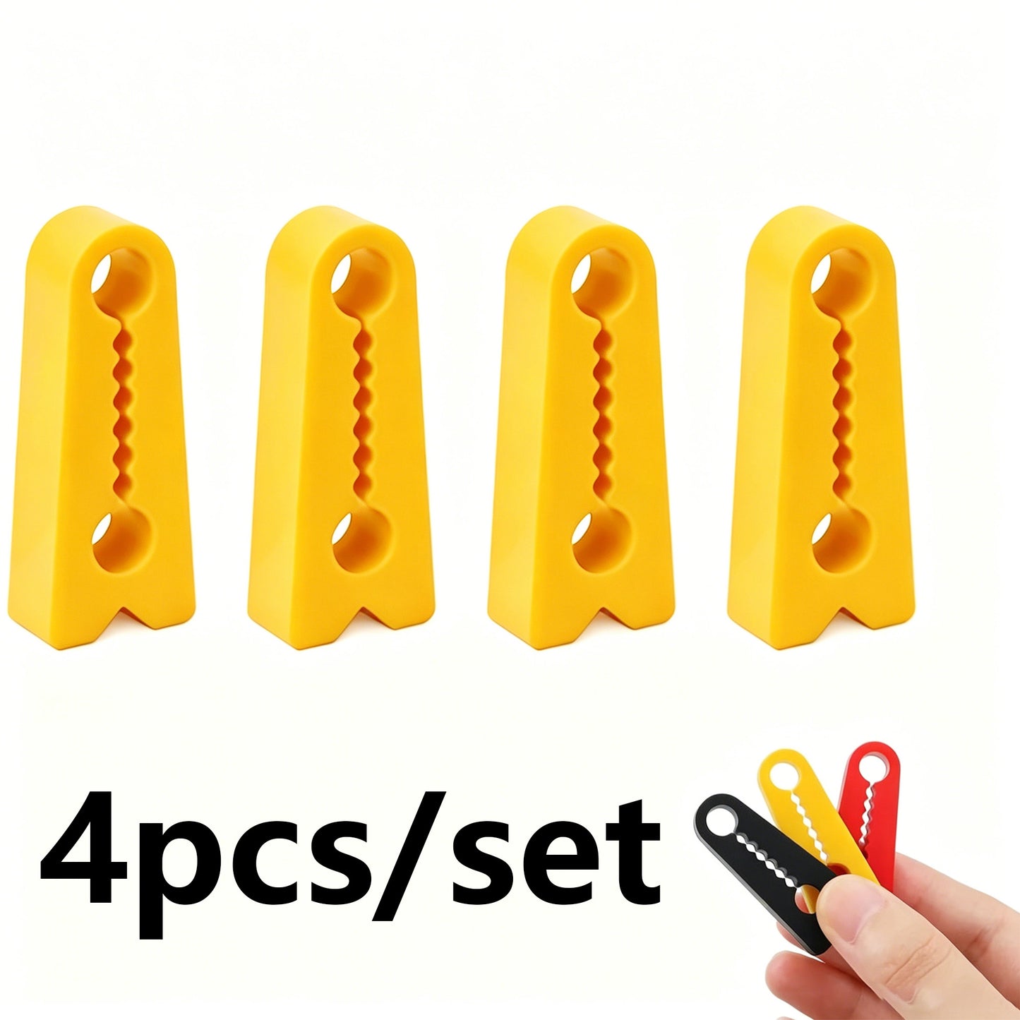 4PCS Car Door Shock Absorber Cover Pads