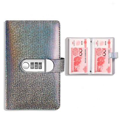 Envelope Challenge Binder with Lock, A6 PU Leather Money Saving Binder for Cash