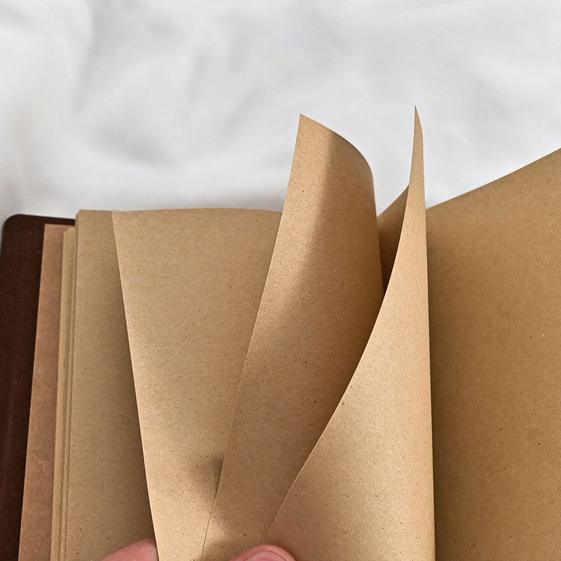 Leather Writing Journal Notebook Refillable, Handmade Travelers Notebook