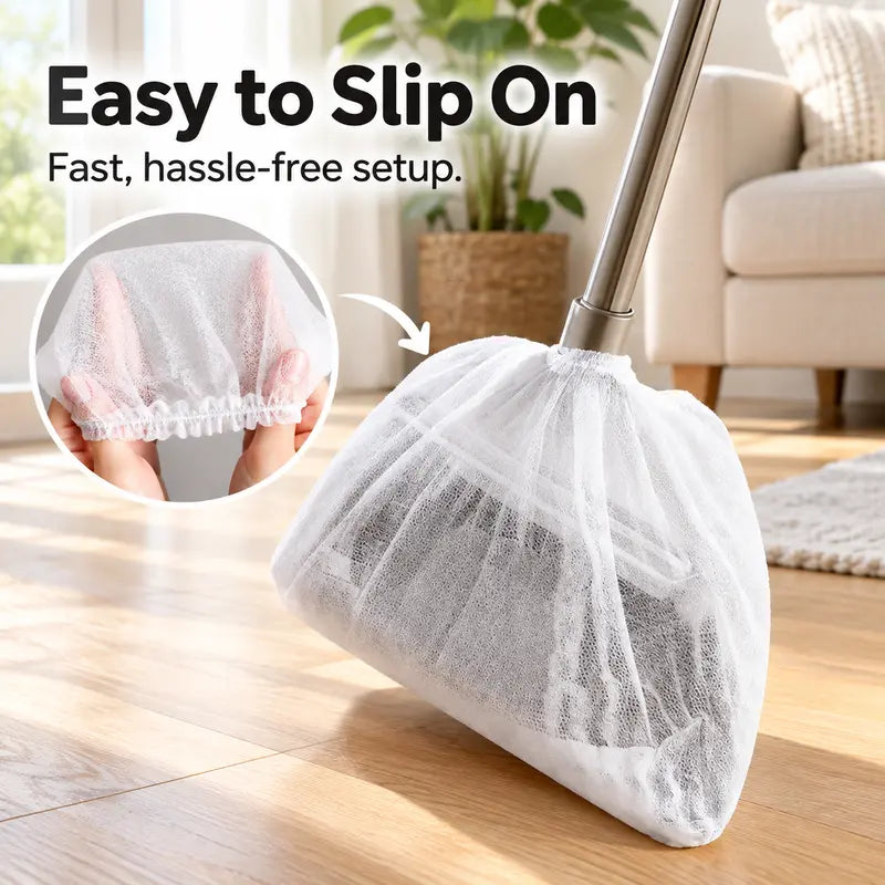 100PCS Disposable Static Duster Refill Sheets, Floor & Gap Dust Cleaner