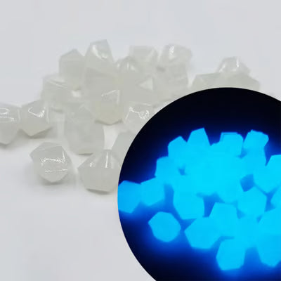 300Pcs Outdoor Luminous Stones Outdoor Yard Lawn Path Pebbles for Aquarium Fish Tank Decor