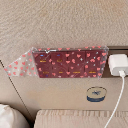 100 Sheets Disposable PE Isolation Film Portable Travel Hygiene Protective Film