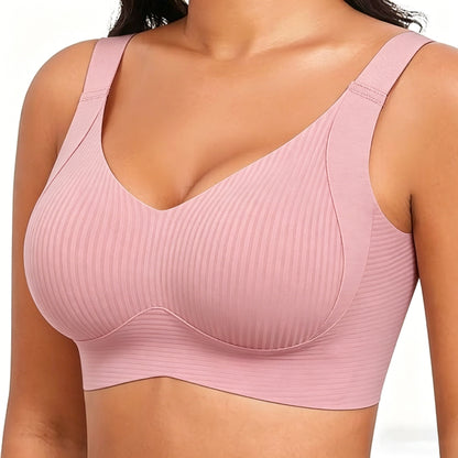 Womens Seamless Wireless Supportive Bras Push Up