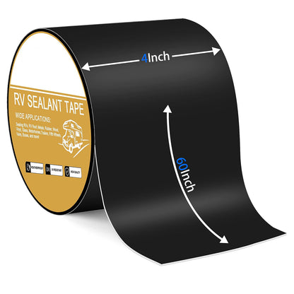 Original Thick Flexible Rubberized Waterproof Tape - Seal and Patch Leaks 4x60inch