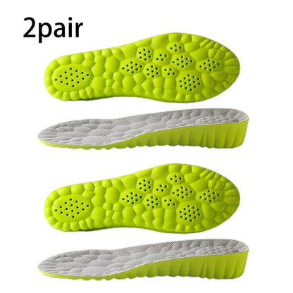 2 Pair Height Increase Insoles for Men Wowen-4D Cloud Technology Insole-Super Soft