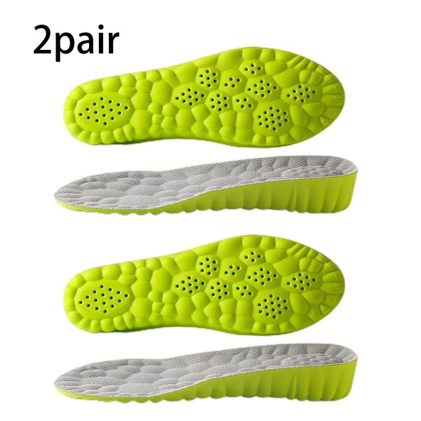 2 Pair Height Increase Insoles for Men Wowen-4D Cloud Technology Insole-Super Soft