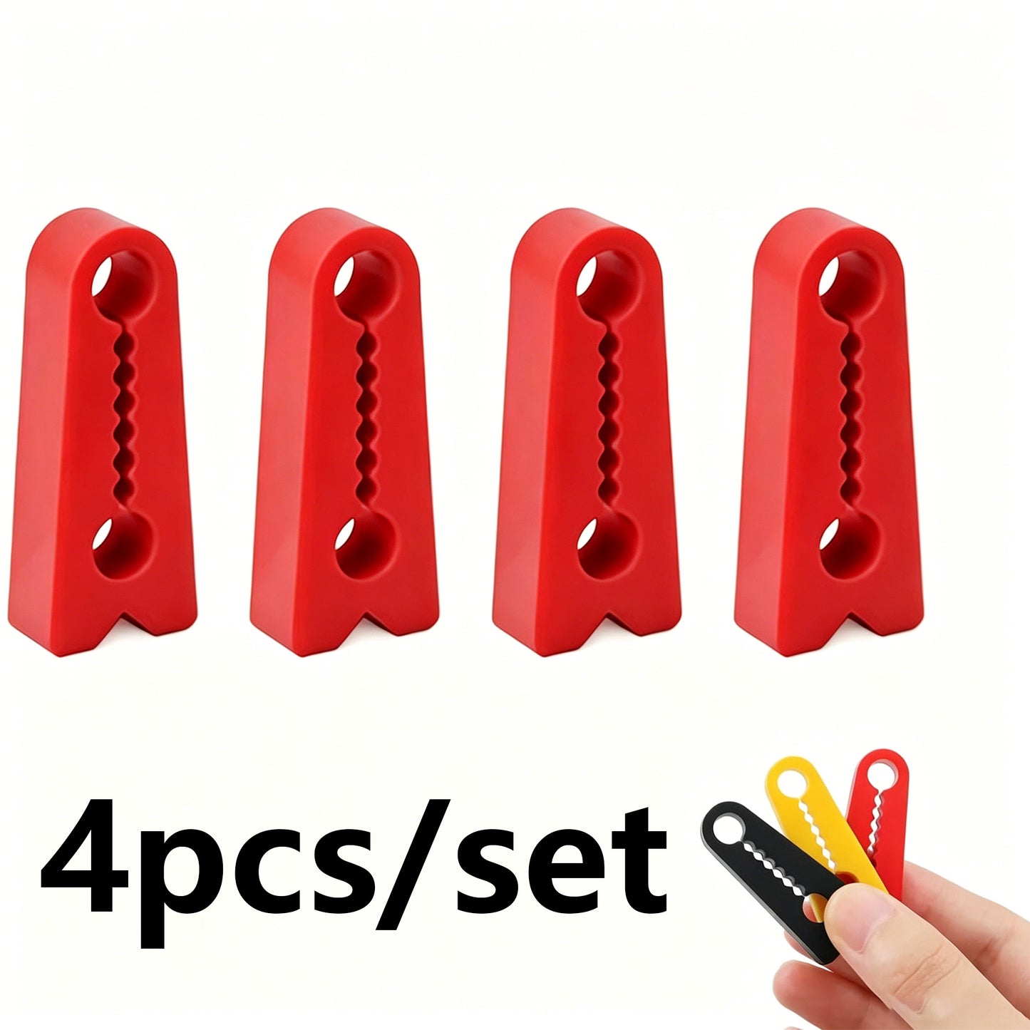 4PCS Car Door Shock Absorber Cover Pads