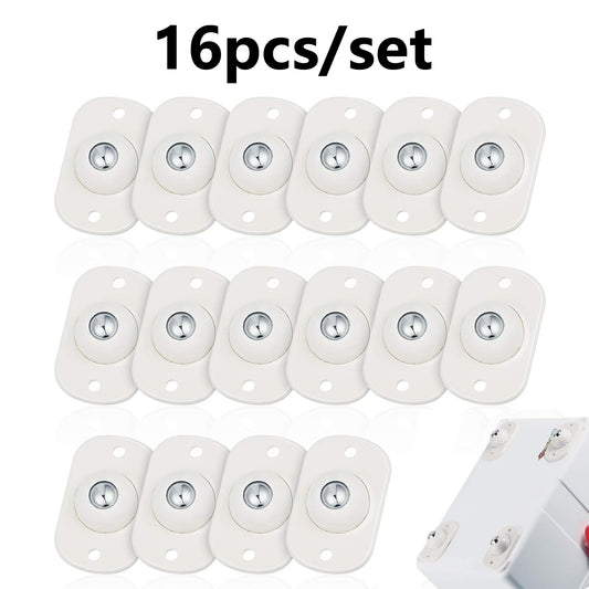 16 Pcs Self Adhesive Caster Wheels Appliance Rollers Appliance Sliders