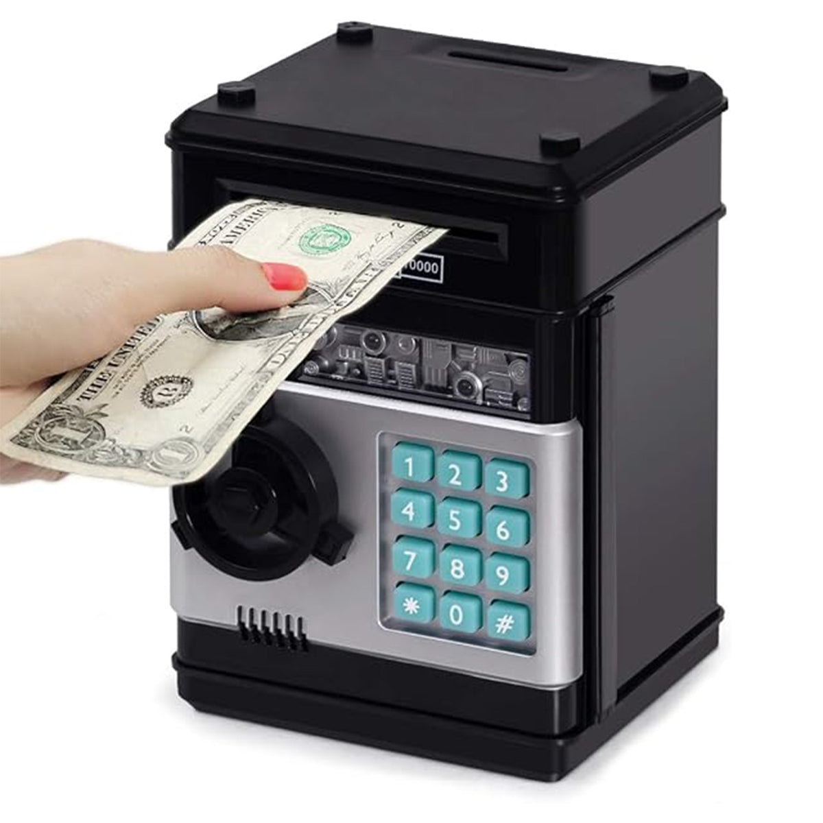 Electronic Piggy Bank ATM Machine Money Safe