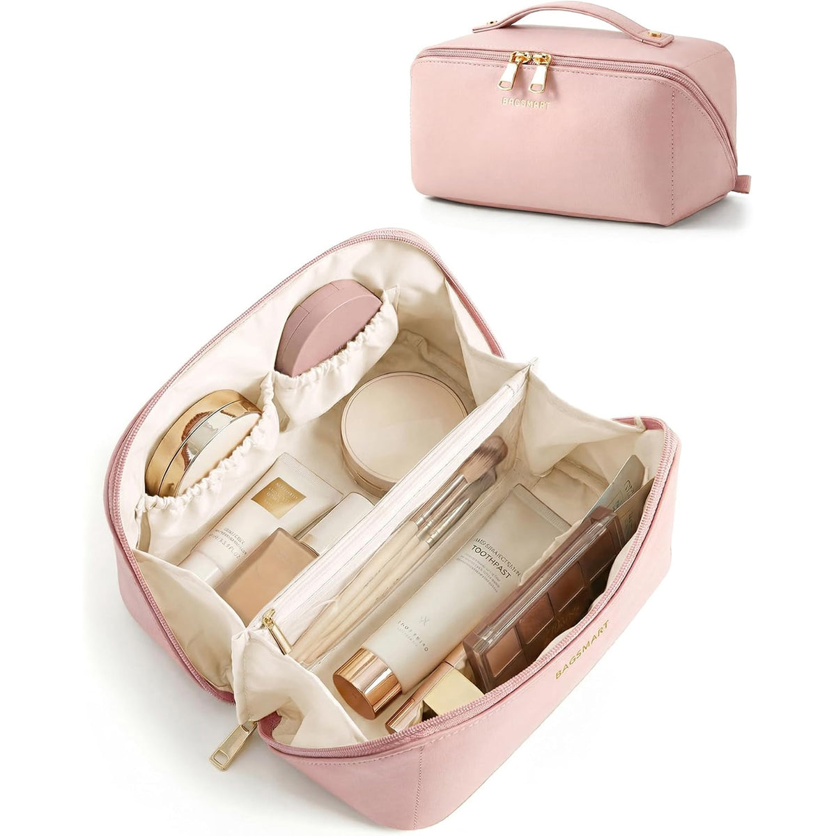 Cosmetic Travel Bag,Large Travel Cosmetic Bag for Women