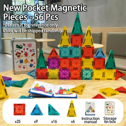Magnetic 3D Blocks Construction Playboards