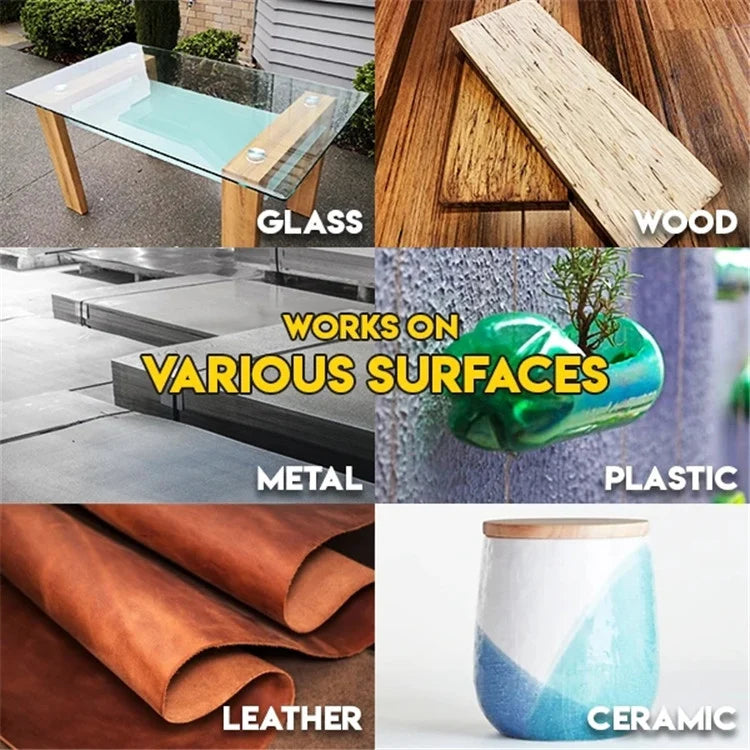 2Pcs Waterproof Quick Dry Super Strong Glue,Multi-Purpose Adhesive,Clear Shoe Repair Glue for Sneakers