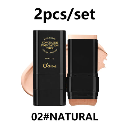 2PCS Face Foundation Contour Stick Long-wear Concealer