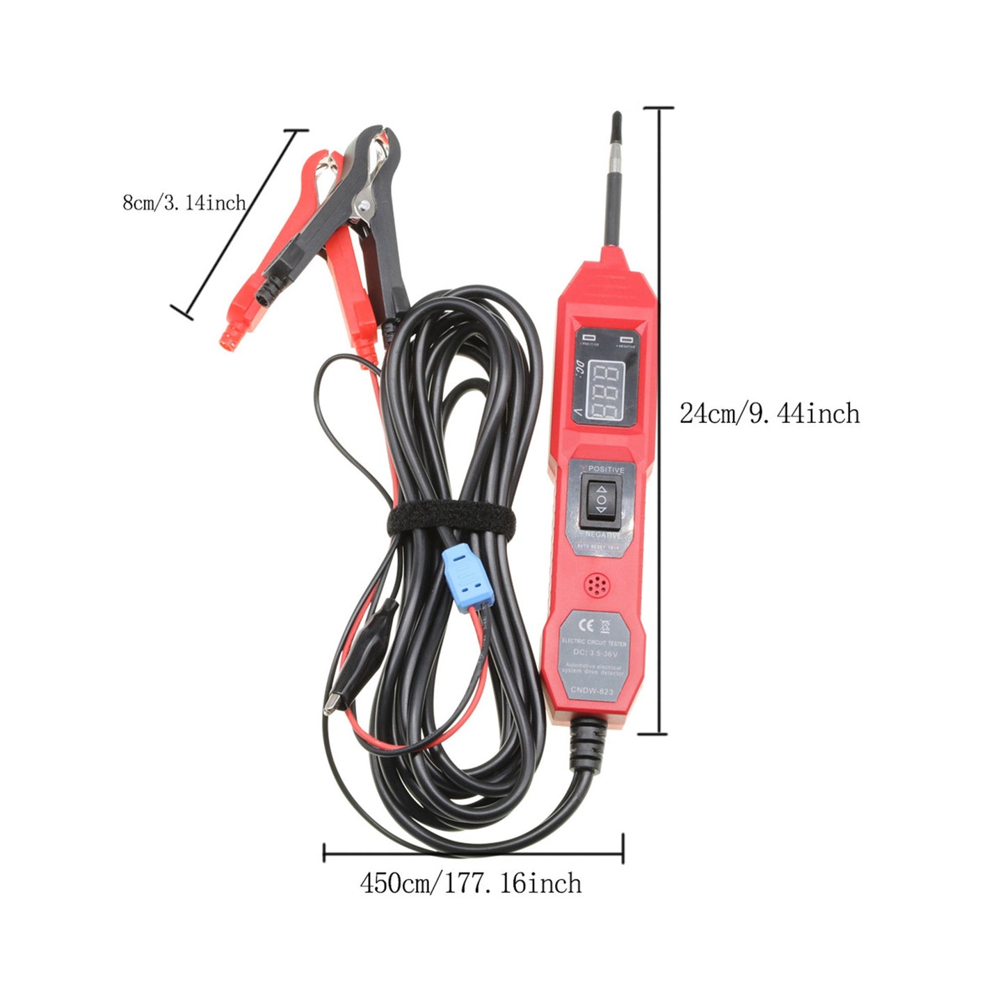 Car Circuit Tester,Multifunctional Component Activation with LCD Display