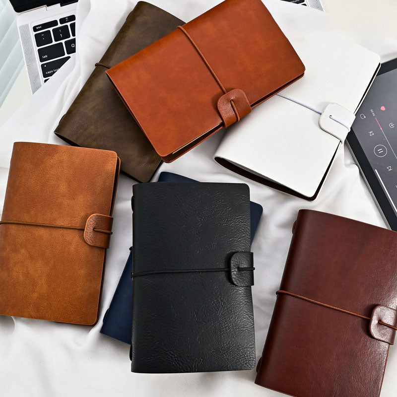 Leather Writing Journal Notebook Refillable, Handmade Travelers Notebook
