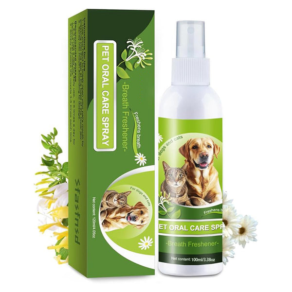 Pet Oral Spray, Oral Hygiene Spray for Dogs and Cats