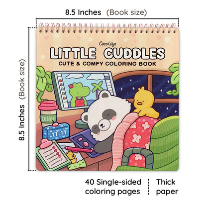Coloring Book (Spiral Bound) & Sticker Set