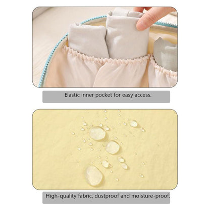 2Pcs Portable Underwear Travel Organizer Bag, Travel Underwear Organizer Bag