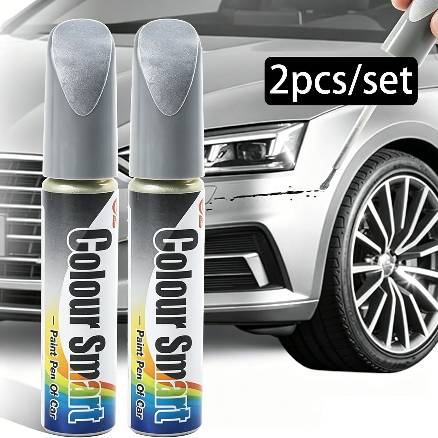 2PCS Car Scratch Repair,Scratch Remover for Vehicles
