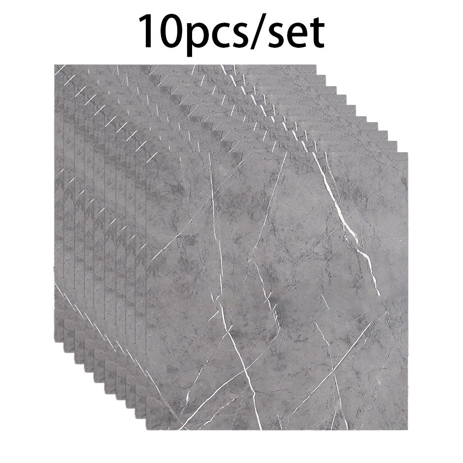 10 PCS Peel and Stick Backsplash Marble Look 12"X12" Self Adhesive Wall Tile