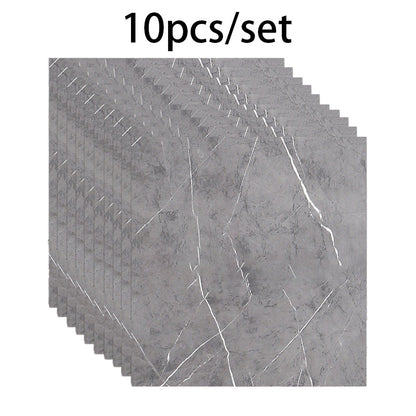 10 PCS Peel and Stick Backsplash Marble Look 12"X12" Self Adhesive Wall Tile