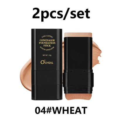 2PCS Face Foundation Contour Stick Long-wear Concealer