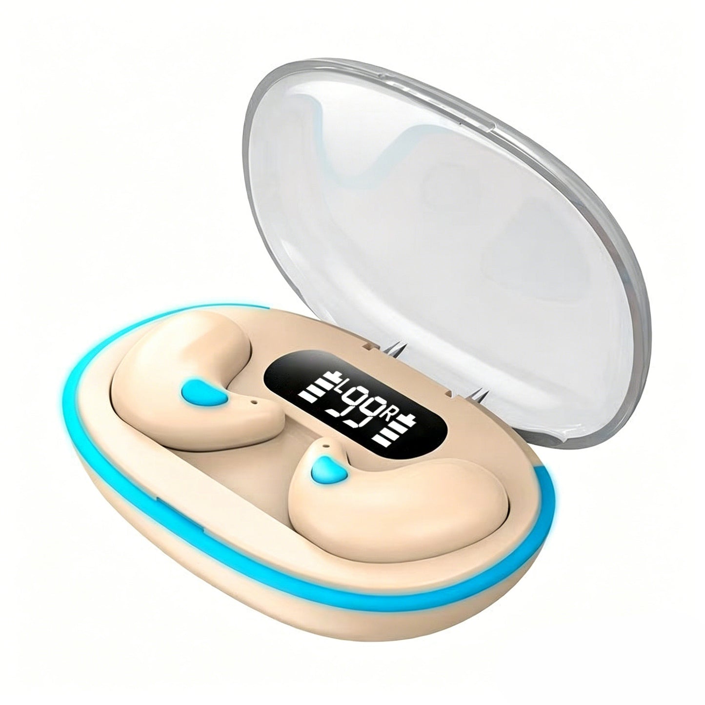 Bluetooth Invisible Sleep Earbuds Wireless Small Sleeping Headphones Noise Cancelling Flat Earphones