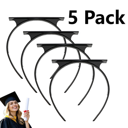 5 Pack Graduation Cap Headband Insert - Secures Cap and Keeps Hairstyle