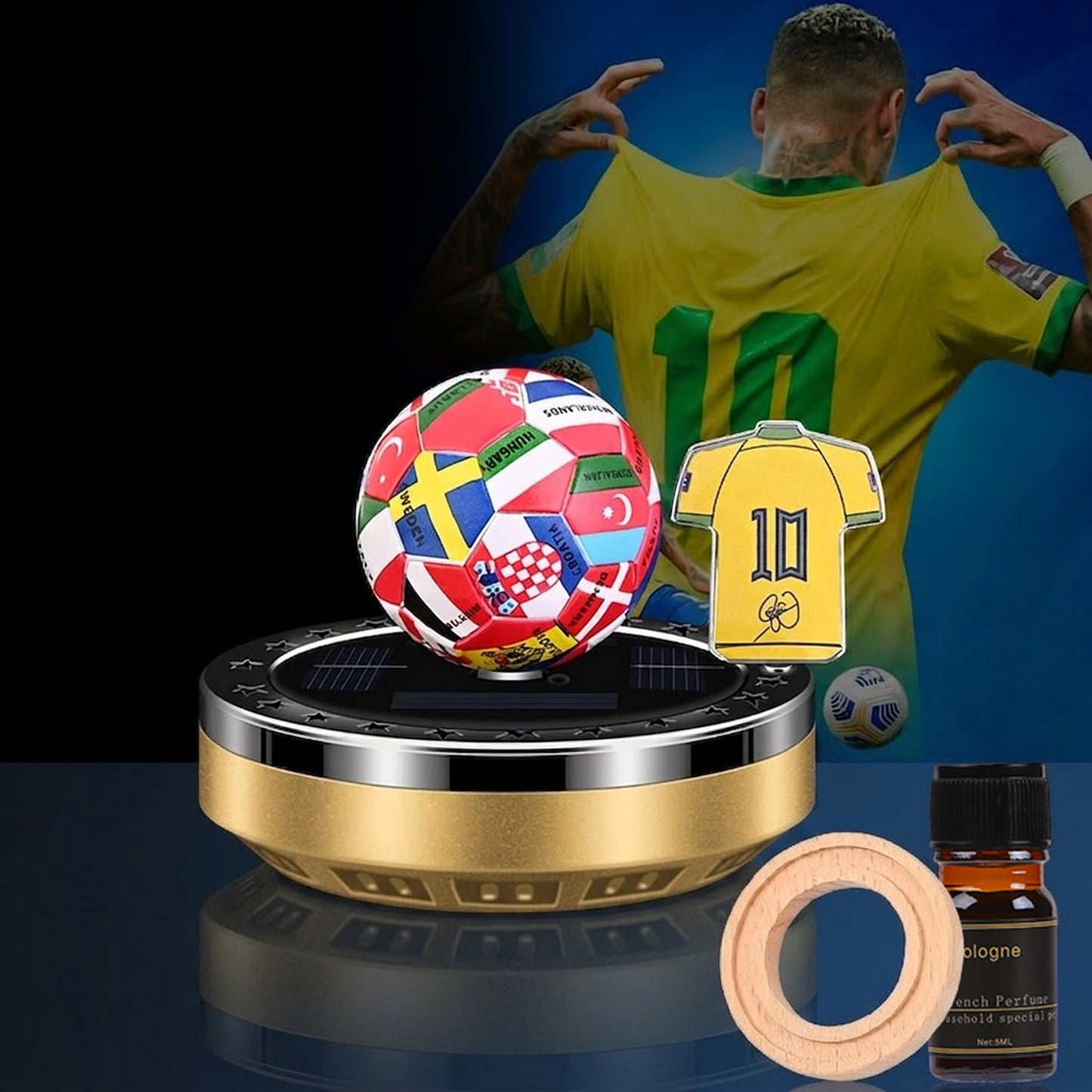 Universal Football jersey Solar Perfume dashboard Scent Air Aroma Essential Oil Diffuser