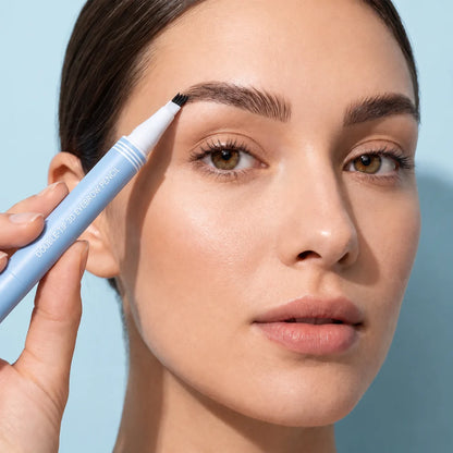2-in-1 Micro-Fork Eyebrow Pen & Tinted Gel Waterproof