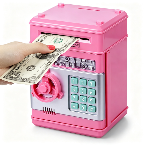 Electronic Piggy Bank ATM Machine Money Safe