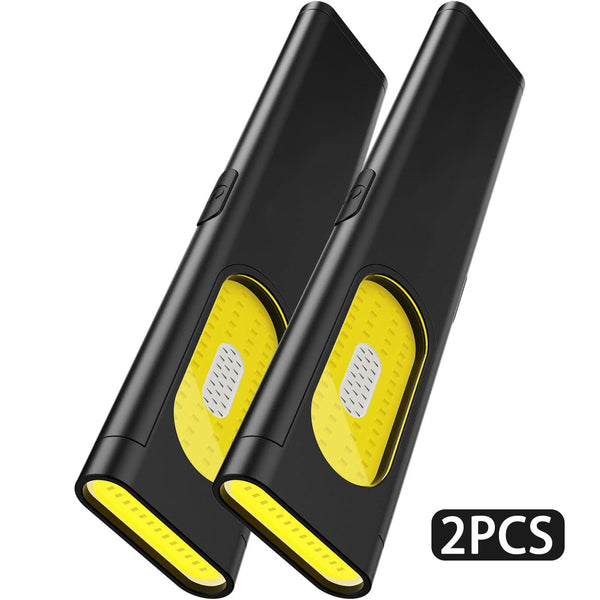 2 PCS Pocket Flashlight EDC Clip Light with Magnetic Base - 675 Lumen