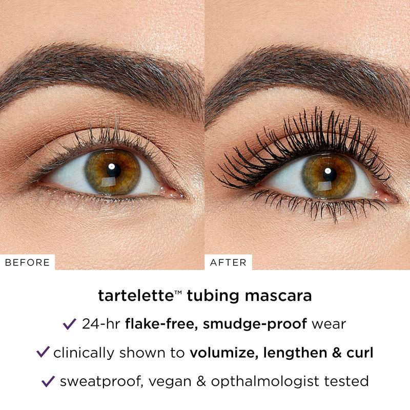 2Pcs Tubing Mascara – Lash Extensions in a Tube, Easy-to-Remove 24Hr Smudge-Proof Longwear