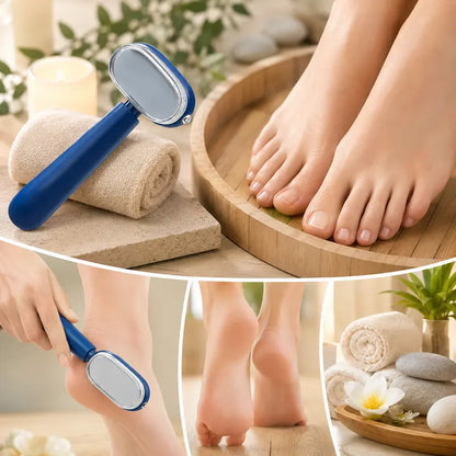 2Pcs Dual-Sided Foot Callus Remover Handheld Manual Foot Care Tool