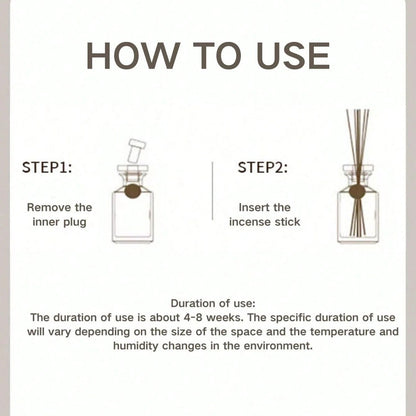 1.69oz Rattan Reed Diffuser Oil with Fragrance Sticks