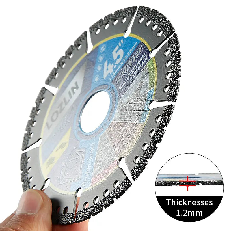 3 Pack 4.5" Diamond Multi-Purpose Saw Blade 115mm